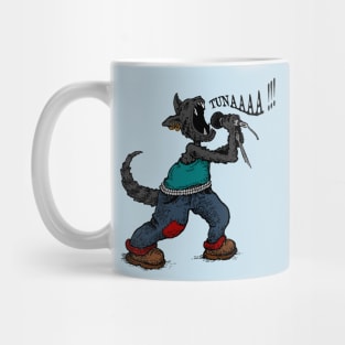 cat rocknroll Mug